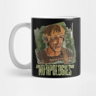 No Apologies Watercolor Vintage Mug